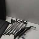 Modern High Back Office Desk Chair, PU Leather Ribbed Ergonomic Executive Conference Chair, Adjustable Swivel Task Chair with Arms, Black