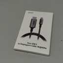 acer USB C to DisplayPort Cable 6.6 FT (4K@60HZ 2K@165Hz), Type-C to DisplayPort Cord (Sturdy Aluminum, Plug & Play) Thunderbolt 3/4/5 Compatible with MacBook Pro/Air, iPhone 16 Pro/Max, XPS, Surface