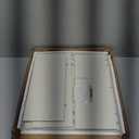 Niche Cubo Half Size Stackable Storage Organizer Cube- White Wood Grain