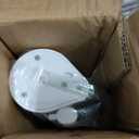 Upgraded Retractable Baby Gates for Stairs & Banister, Mesh Dog Gate Indoor, Extends to 55" Wide 33" Tall, Child Safety Gate for Stairway, Banister & Wall Mount (White)