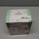 Bosmarlin Ceramic Travel Coffeel Mug with Handle and Lid, 18 oz, Portable Coffee Cup for Car Cup Holder, Microwave and Dishwasher Safe, Reactive Glaze (Light Grey Blue)