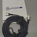 Highwings 4K Fiber Optic HDMI Cable 45FT Long - Unidirectional 4K HDR Braided HDMI Cord, 18Gbps High Speed with Ethernet/ARC, 3D, HDCP 2.2, ARC, Compatible for PS-5/4/3/4K HDTV/Streaming Media