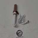 Conair Double Ceramic 1-1/4 Inch Curling Iron, 1.25-Inch Barrel Creates Loose Curls, Hair Curler for Use on Medium and Long Hair, White (White/Rose Gold)