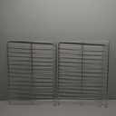 2Pcs WB48T10095 Oven Rack Replacement Parts for GE Stove Oven Parts WB48K5019 Oven Shelf for GE Range Oven Parts 23 3/4" x 17 3/8" GE Hotpoint Oven Wire Rack 304 Stainless Steel Rack-Flat