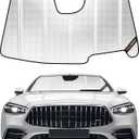 Pigenius Windshield Sun Shade for Mercedes-Benz S-Class 2021-2025, Reflective Aluminum Film Front Window Sunshade-B