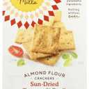 Simple Mills Almond Flour Crackers, Sundried Tomato & Basil, Gluten Free, Flax Seed, Sunflower Seeds, Corn Free, Good for Snacks, Made with whole foods, (Packaging May Vary), 4.25 Ounce