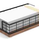 Wican Guest Towel Holder Tray for Bathroom, Oak and Iron Napkins Holder for Powder Room Dinning Table Wooden Basket for Disposable Paper Hand Towels Black & Walnut (9.06 x 5.51 x 2.56 inchs)