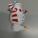 Christmas Decoration Snowman Night Light Plug in, 120V C7 LED Xmas Wall Plug in Nightlights, Christmas Night Light Decor for Bedroom Bathroom Kitchen Hallway Stairs