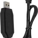 USB power boost cable with a DC barrel connector. 