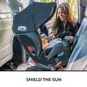 Evenflo All4Stages Slim Plus Canopy 4-in-1 Convertible Car Seat (Howell Black)