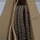 voten Storage Cubes Baskets Bins Organizer 11x11x11'' Fit 12x12''Cube Storage Organizer Bookcases Shelf,Durable Woven Cotton Storage Basket for Organizing,Round 3Pack Camel/Mixed Black