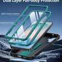 FNTCASE for Samsung Galaxy S26+ Plus Case: with Kickstand | 2 Front Frames | Built-in Screen Protector Military Grade Drop Proof Protection Rugged Protective Phone Case for S26 Plus 6.7 Inch Green