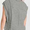 EVALESS Womens Short Sleeve Sweater Summer Fall 2025 Round Neck Crochet Pullover Cap Sleeve Knit Oversized Sweater Vest Tops (L)