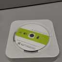 MICOCIOUS Bluetooth Portable Home CD Music Player with Remote Control, Timer, Builtin Speakers and LED Display  FM Radio Boombox (White)