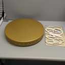 Wenqik Cake Stand 18 Inch Round Metal Cupcake Dessert Wedding Cake Stand Cookies Display Holder Fruit Serving Tray for Table Wedding Birthday Anniversary Party(Gold)