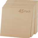 12 x 12 x 1/8 Inch A/AA Garde Baltic Birch Plywood 3mm Plywood Sheets 45Pcs Basswood Sheets with Smooth Surface Perfects for Laser Cutting, Engraving, Crafting, DIY Projects