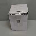 Automatic Cat Feeder, Cat Food Dispenser with Stainless Steel Bowl, Timed Portion Control 20 Portions 6 Meals Per Day, Voice Recorder, Dual Power Supply for Small Dogs (Black)