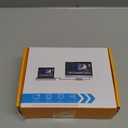 KVM Switch 3 Monitors 2 Computers, Reyoten 8K60Hz KVM Switches,3 Monitors 2 Computers HDMI DP Switch, 4K144Hz Switch for 2 PCs Share Monitor Keyboard Mouse Printer with 2 USB Cables, Power Adapter