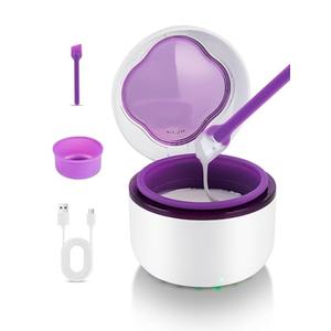 Mini Wax Warmer for Hair Removal – Portable Wax Pot for Small Areas: Face, Nose, Eyebrow, Lip, Underarm – Compact Travel Kit for Men and Women