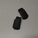 Sotfamily Sunglass Holder for Car Visor, Suede Cloth Magnetic Sunglass Organizer for Car Accessories, 2 Packs, Black