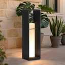 Outdoor Lights for Patio, IP65 Solar Lanterns Outdoor Waterproof, 3000K LED Path Lights, Outside Floor Lamp Solar Powered, Dusk to Dawn Landscape Lighting for Deck Garden Yard Backyard Porch