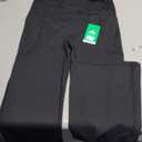 Womens Yoga Pants with Pockets High Waisted Flare Leggings Bell Bottom Yoga Dress Pants Seamless Bootcut Pants (Medium, Black)