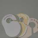 Baby Size Clothes Dividers for Closet: Nursery Age Hanger Organizer by Months for Boho Room Decor - Set of 8 Toddler Clothing Separators from Newborn to 2T Infant