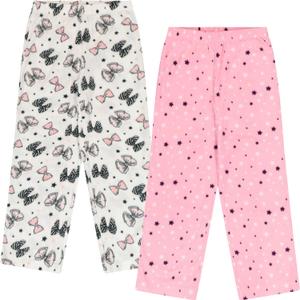 Mad Dog Girl's Pajama Pants - 2/3 Pack, Soft Micro Fleece Fashion Sleepwear Lounge. Sizes: 6-16 (XL)