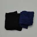 V FOR CITY Womens Shelf Bra Tank Tops Racerback Workout Camis Yoga Shirt Cotton Undershirt 2 Pack (Medium, Black/Navy Blue)