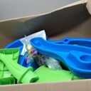 Step2 Rain Showers Splash Pond Water Table, Kids Water and Sand Activity Sensory Playset, Summer Outdoor Toys, 13 Piece Water Toy Accessories, For Toddlers 1.5+ Years Old, Blue & Green, 39 X 24 X 32