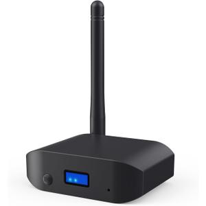 Bluetooth 5.3 Receiver for Home Stereo Adapter for HiFi Music Streaming, Wired Speakers,with AUX 3.5mm/USB-C Data Cable, Long Range,Low Latency and HD Audio