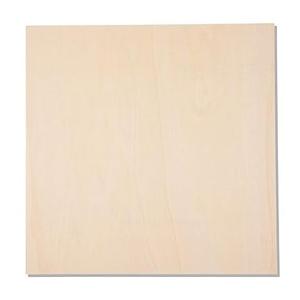1 Pack 24 x 24 x 1/4 Inch-6mm Thick Basswood Sheets for Crafts - Unfinished Plywood Boards Square for DIY Laser Projects, Wood Burning, Engraving, Staining, Architectural Model