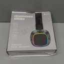 ABCDONG Wireless Headphones Bluetooth, Foldable HiFi Stereo Low Latency Pluggable Memory Card Suitable for Games Mobile Phones Table Pad Computers