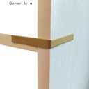 3 x Flexible Molding Trim Wall Trim|Peel and Stick Trim|Ceiling/Wall/Mirror/Door/Wardrobe/Cabinet Edge Moulding,16.4 ft x 0.4 in [Silver] [1]