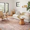 Loloi Adrian Collection ADR-02 Rust/Denim 2'-6" x 7'-6", .19" Thick Runner Rug