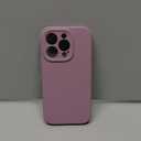 LOVE 3000 Designed for iPhone 15 Pro Case, Premium Silicone with [Soft Anti-Scratch Microfiber Lining] Shockproof Protective Phone Case for Men Women Girls 6.1", Lavender Purple