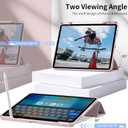 KENKE for iPad Pro 11 Inch Case 4th/3rd/2nd Generation 2022/2021/2020 Magnetic Attachment 2nd Pencil with Right Side Pencil Holder Soft Slim PU Cover Auto Wake/Sleep (Pink)