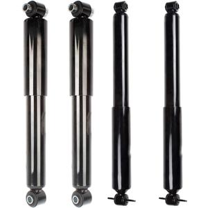 SCITOO Front Rear Shock Absorbers Fits for Cadillac Escalade 1999-2000, for Chevy K1500 Suburban 1992-1999, for Chevy K2500 Suburban 1992-1999,for GMC Yukon 1995-1999 Auto Shocks 344266 37086 (4Pcs)