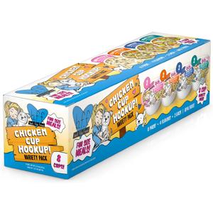 Weruva Best Fido Friend Fun Size Meals for Dogs, Chicken Cup Hookup Variety Pack, 2.75oz Cup, Pack of 8 BB 10/2026