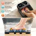 AAOBOSI Collapsible Foot Bath with Heat, Foot Massager Spa Soaking Tub