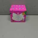 iClever Kids Headphones with Cat Ear Led Light Up, Safe Volume Limite, FunShare, Foldable, Over-Ear Headphones for Kids for School/iPad/Tablet/Travel, Meow Donut-Pink