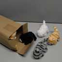 Skylety Nurturing Cat Stuffed Animal with 4 Plush Kittens, Cat Baby Stuffed for Girls Boys Plushy Mommy Kitty with Baby Kittens for Christmas Birthday Party Favors Gifts(Cute Style)