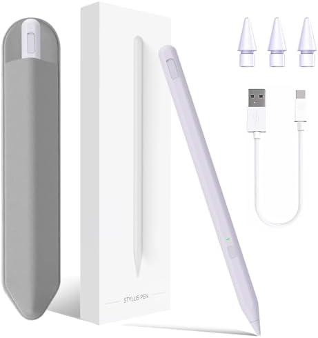 Stylus Pen for iPad 11th&10th Generation,Milikilo Pen with Pencil Holder,Palm Rejection,for Air11&13"(M2/M3), Pad Pro 11"&13"(M4),iPad 6-11th,iPad Pro 11"/12.9 ", iPad Air 3/4/5,Mini 5/6