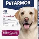 PetArmor for Dogs, Flea and Tick Treatment for Large Dogs (45-88 Pounds), Includes 3 Month Supply of Topical Flea Treatments no Best By Date