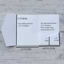 White Matte Invitation Pocket Folders With Envelopes For Wedding Engagement Bridal Shower Baby Shower Birthday 20 sets (white)