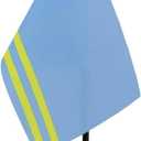 Aruba Table Flag 4'' x 6'' - Aruban Desk Flag 15 x 10 cm - Black plastic stick and base - AZ FLAG
