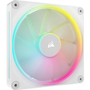 CORSAIR iCUE Link LX140 RGB 140mm PWM Fan Single Pack  Dual Light Loops  Requires iCUE Link System Hub (Sold Separately)  CORSAIR AirGuide Technology  White
