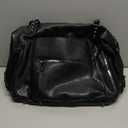 Women's Large Tote Bag City Tote Bag Fall Purse with Zipper Women Vegan Leather Hobo Handbags with Adjustable Strap (Black)