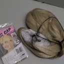 24 Inch Platinum Blonde Hair Synthetic Lace Front Wigs Ash Blonde Ombre Colored Glueless HD Lace Wigs Pre Plucked Natural Hairline Long Straight Wigs for Black Women