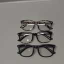 Gaoye Stylish Blue Light Glasses for Woman - Computer Glasses 99% Blue Light Blocking - Lightweight TR90 Frames - 3 pack